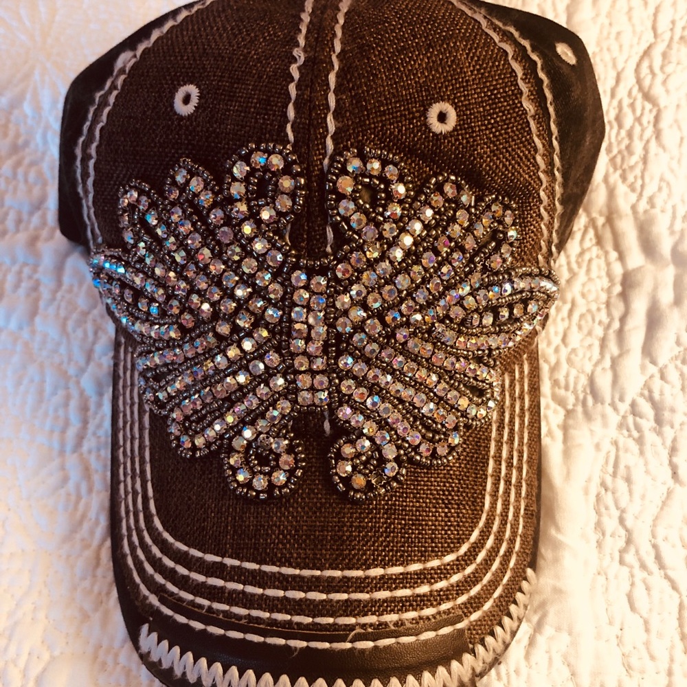 Bling baseball hat